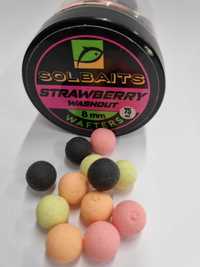 Solbaits Strawberry Washout Wafters 8mm 75ml Kulki przynęta