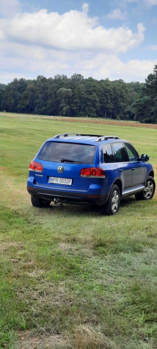 Volkswagen Touareg 2,5 TDI manual, pneumatyka, hak 3,5 tony
