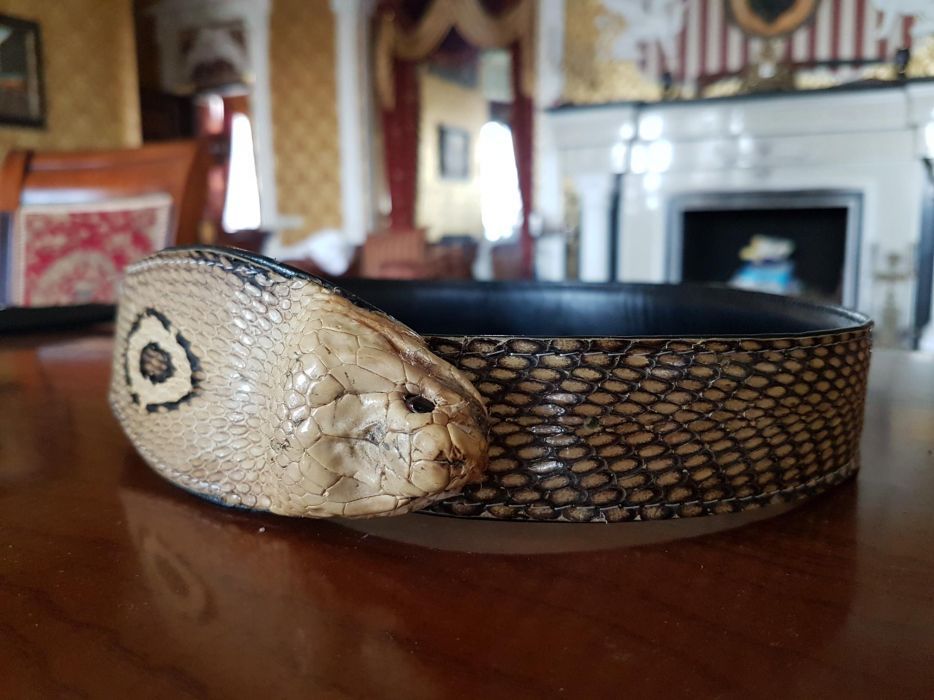 Продам ремень из натуральной кожы змеи, кобры!