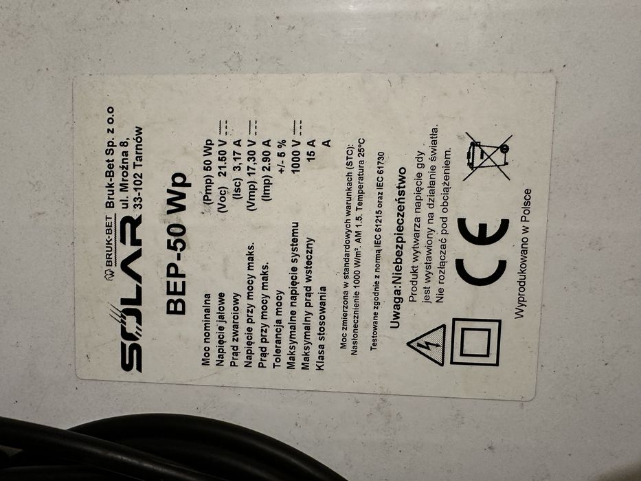 Zestaw fotowoltaika 100W MPPT
