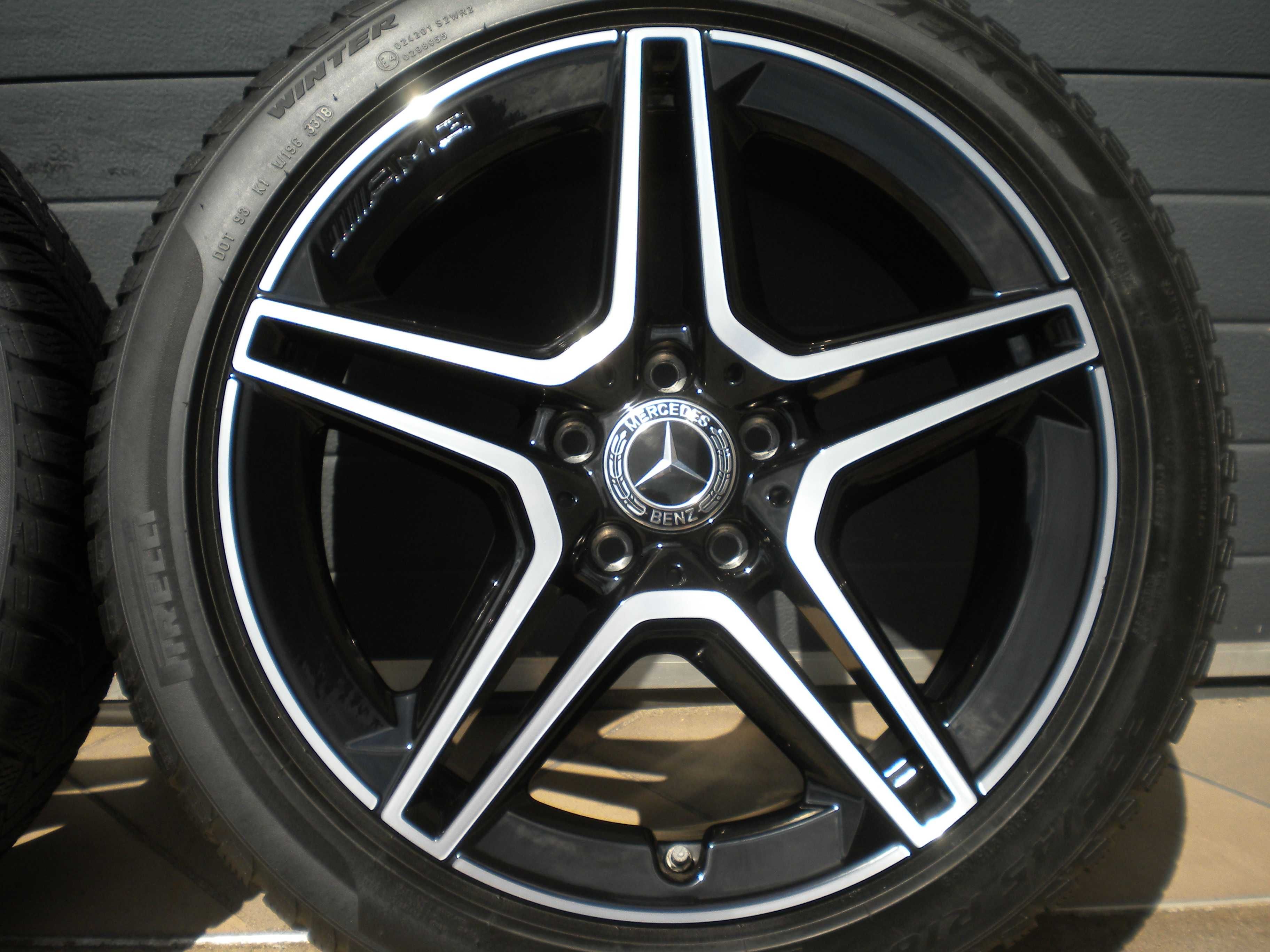 Koła aluminiowe zimowe 18 5x112 Mercedes A B CLA W177 W247 W118 AMG