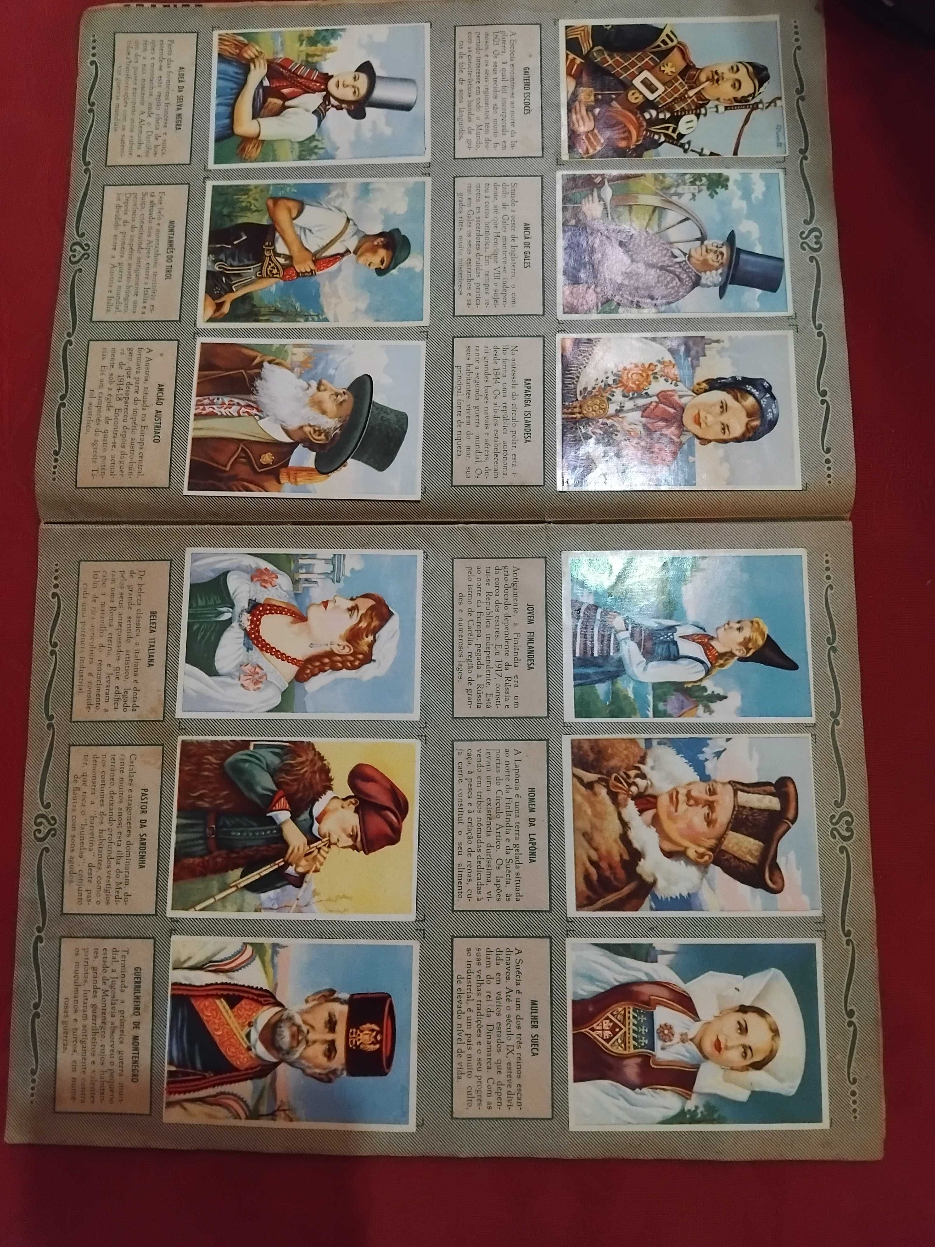 Coleção de cromos Povos (Raças) do mundo