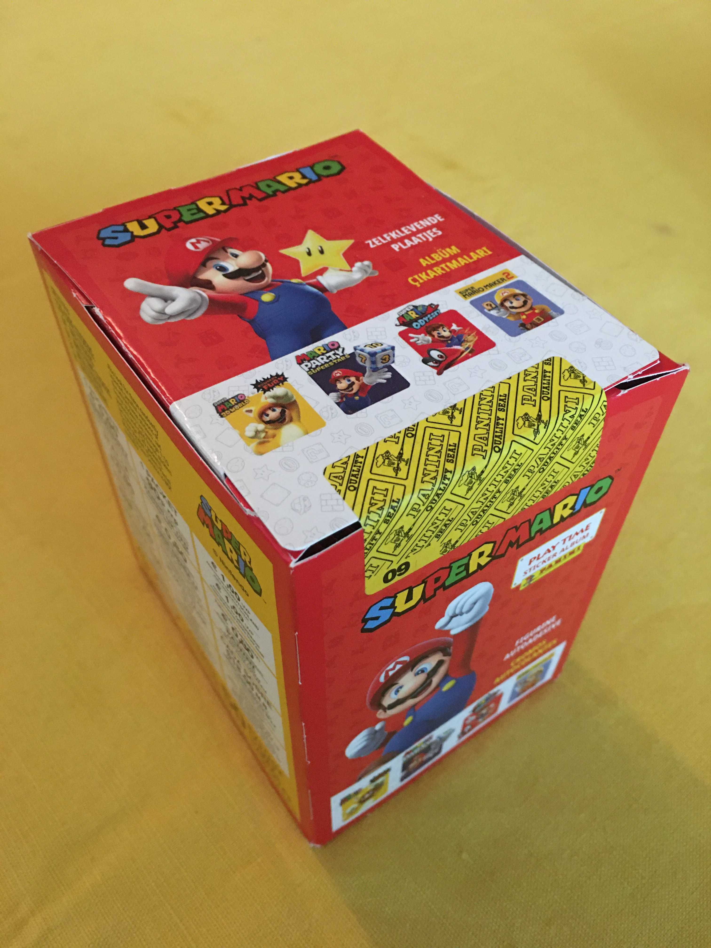 Caixa de 50 saquetas de Super Mario nova por abrir  [30% de desconto)