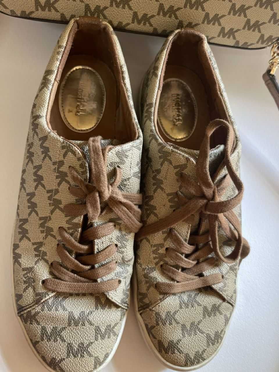 Sprzedam oryginalny zestaw Michael Kors, trampki i torbę