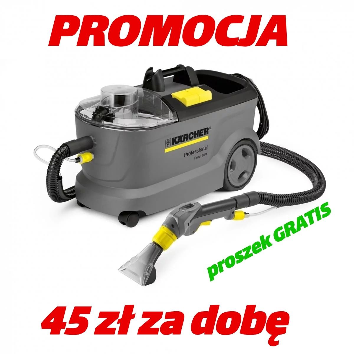 Odkurzacz piorący Karcher Puzzi 10/1 wynajem