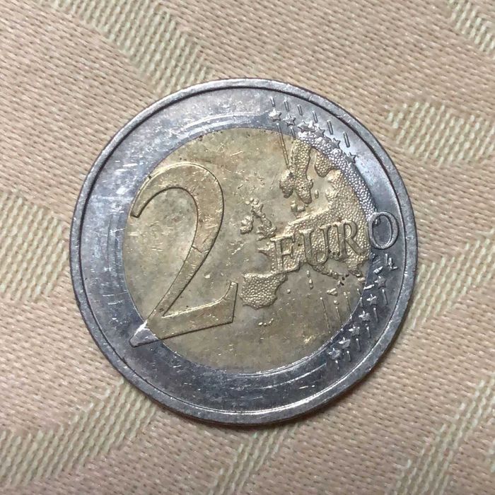 Moeda de 2€ proveniente da Alemanha, do ano de 2008