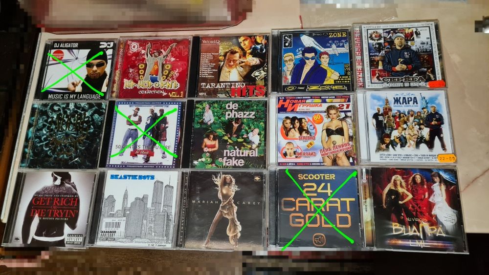 Коллекционные Аудио CD Диски RAP ROCK та інше Ліцензійні