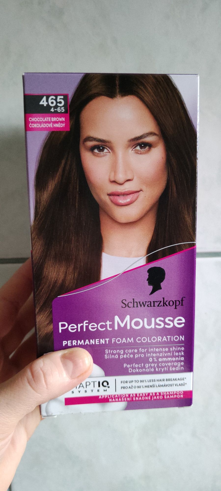 Farba do włosów nr 465 czekolada Schwarzkopf Perfect Mousse