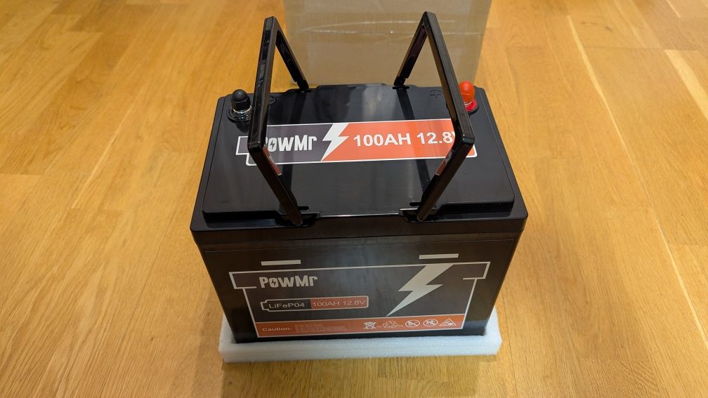 Акумулятор LiFePo4 PowMr 12v, 100Ah, 1280Wh, Mini