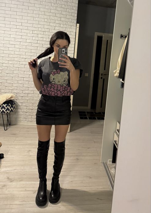 Ботфорты miraton37,5-38 размер ,идеальное состояние