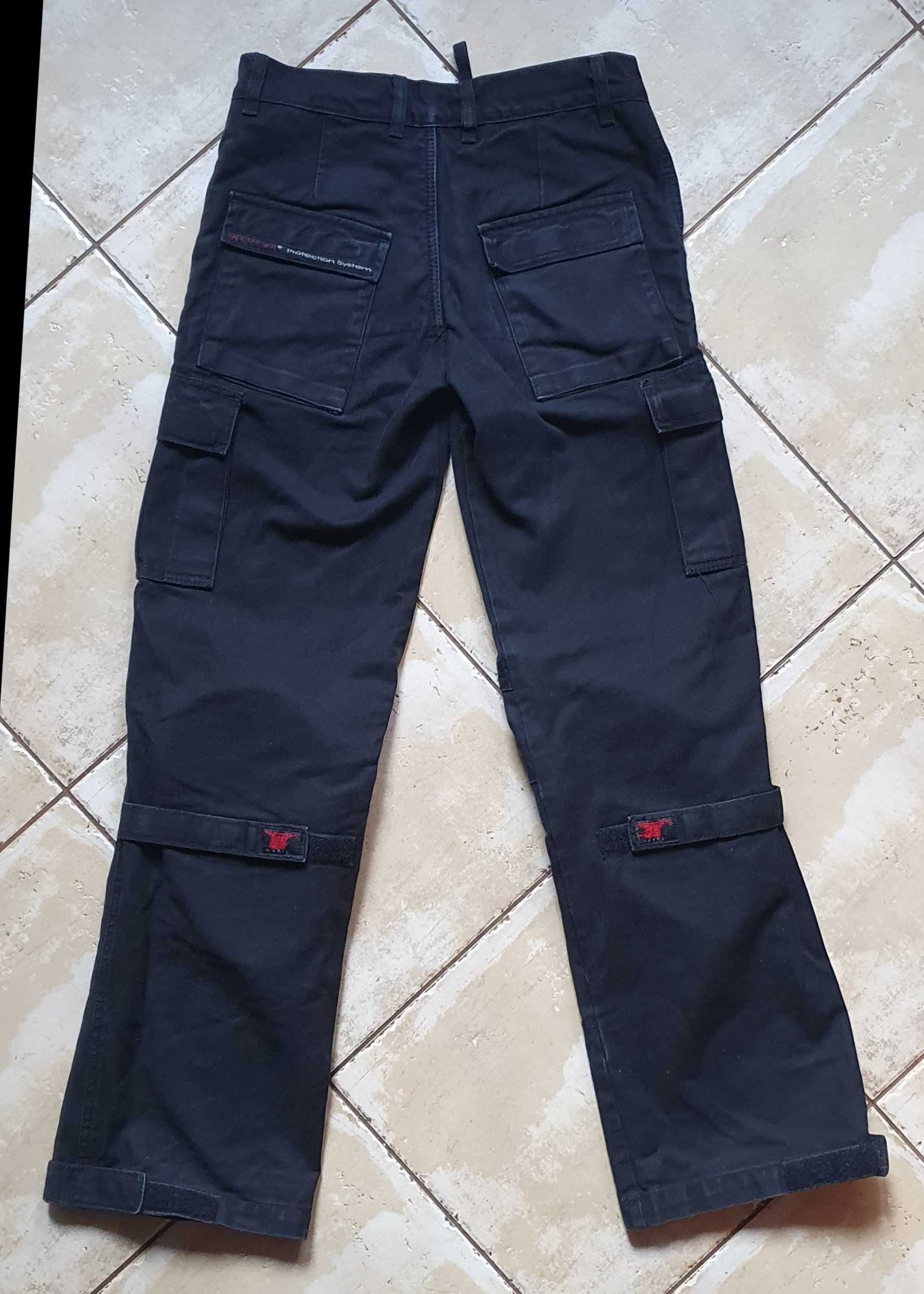 Spodnie motocyklowe jeansy/bojówki/cargo firmy Motto rozm. XS