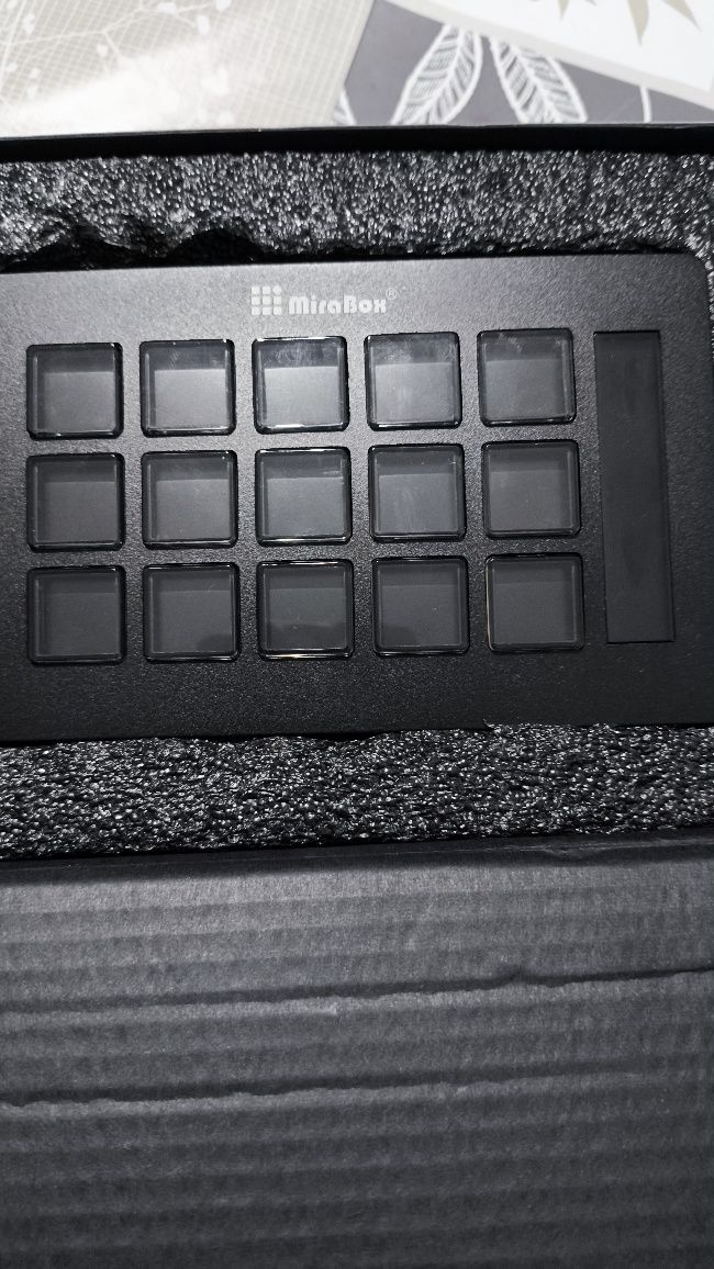 Mini teclado virtual stream dock