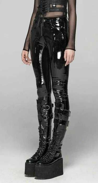 Spodnie PUNK RAVE lateksowe pvc goth killstar alternative