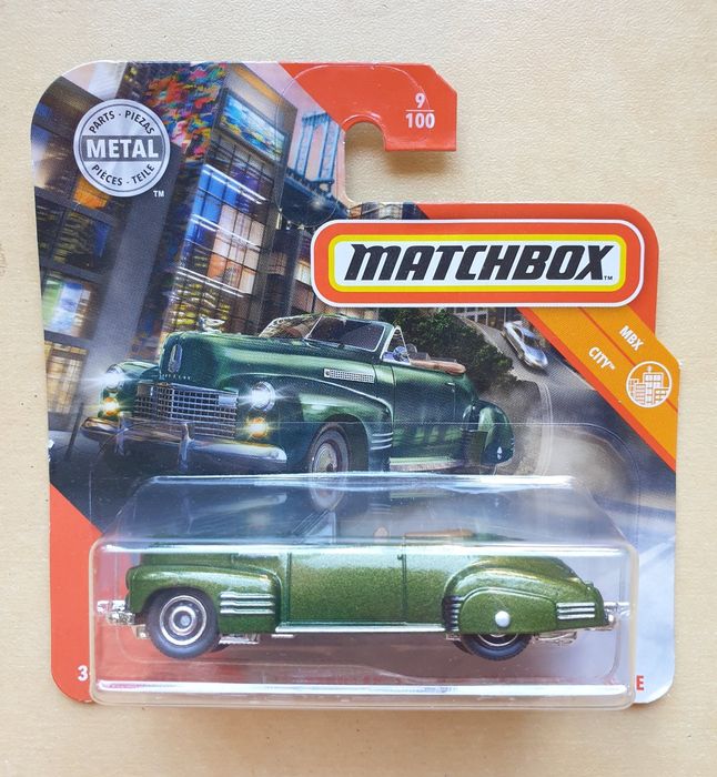 41 cadillac series 62 convertible coupe matchbox die cast model