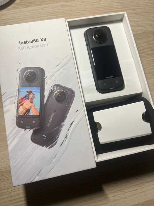 Câmara Insta360 X3 – Com pouco uso, Em ótimo estado