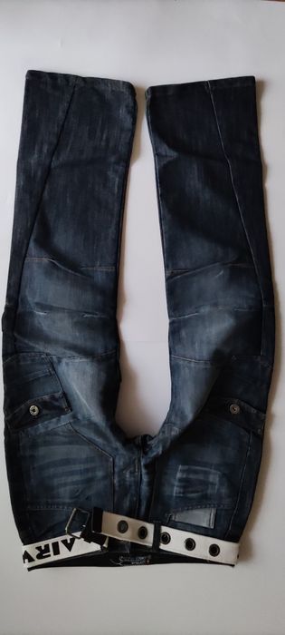 R. 32 Nowe Męskie Spodnie Jeans Skate Bojówki pasek Airwalk