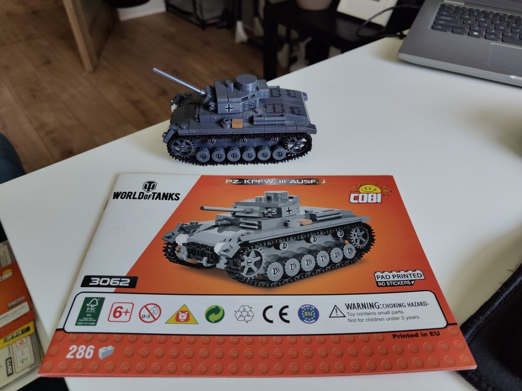 Klocki Cobi 3062 czołg PzKpfw III Ausf. J - Panzer III WoT
Panzerkampf