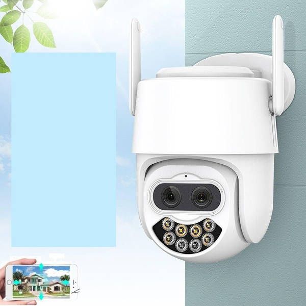 Вулична охоронна поворотна WIFI камера спостереження Besder P7S-8MP