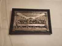 Ultima ceia de cristo em prata