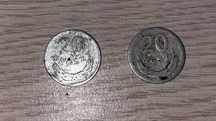 Dwie monety 20 gr 1949 r.