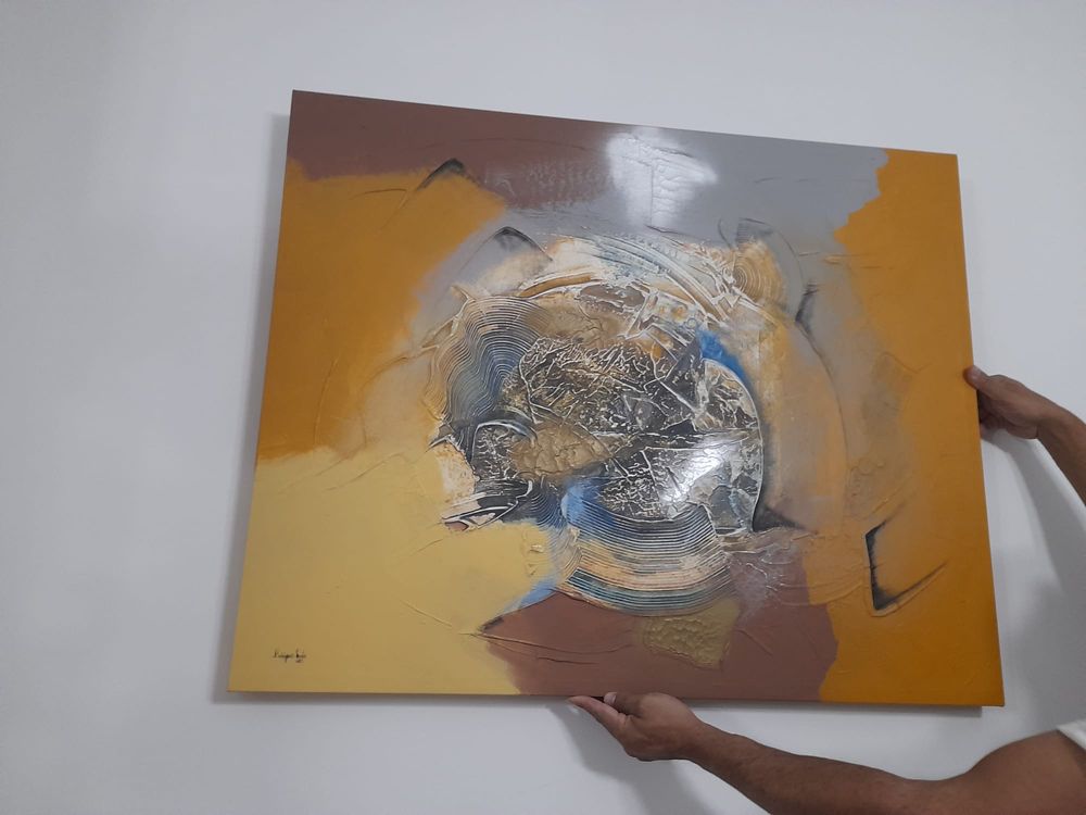 Quadro pintado á mão