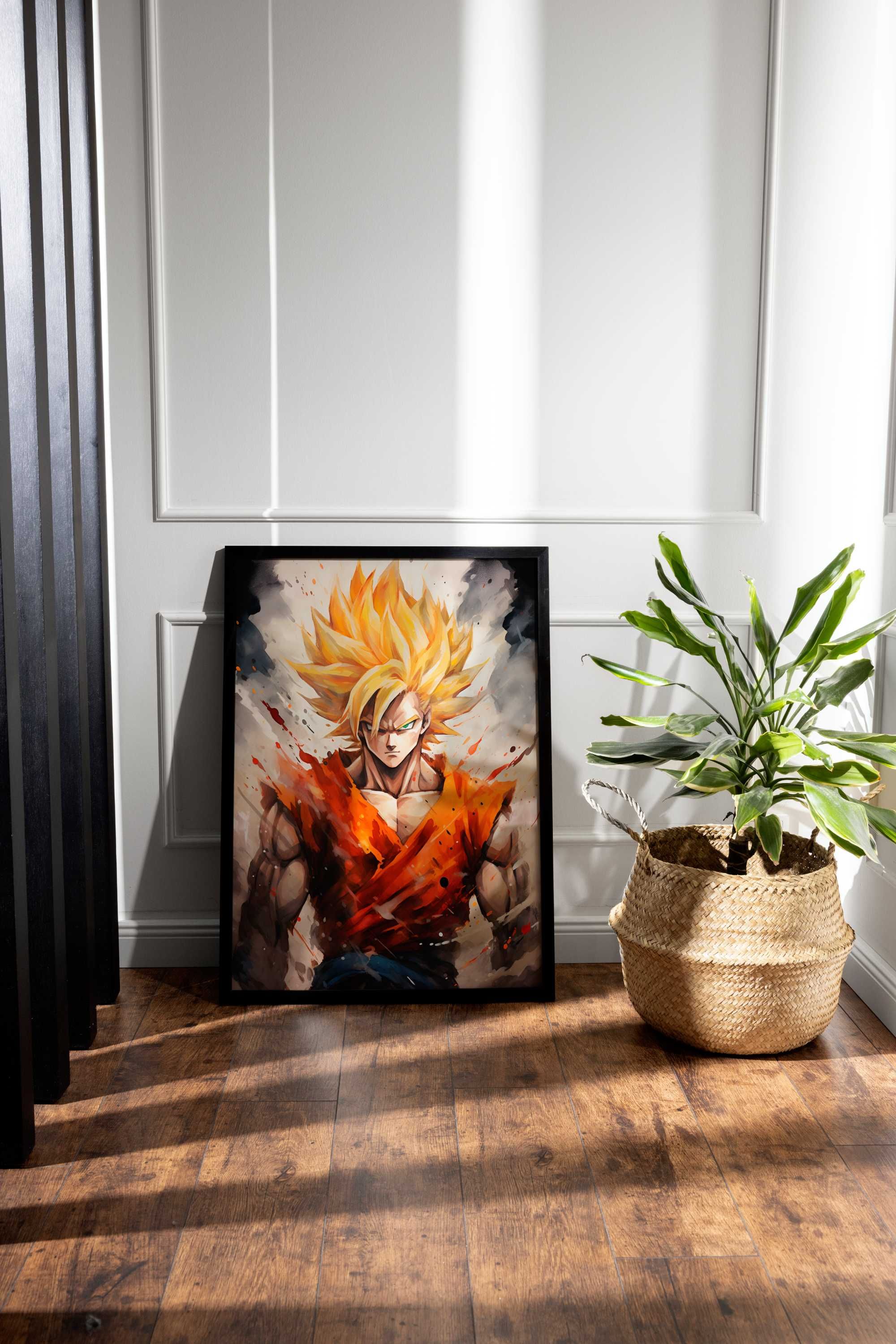 Plakat na Ścianę Obraz Dragon Ball Z Son Goku SSJ2 40x60 cm Premium