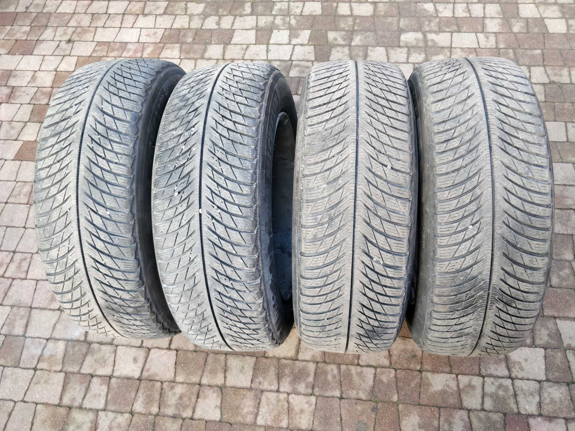 3390. Opony zimowe 225/60/17 Michelin Pilot Alpin cena za 4szt 6.5-7mm