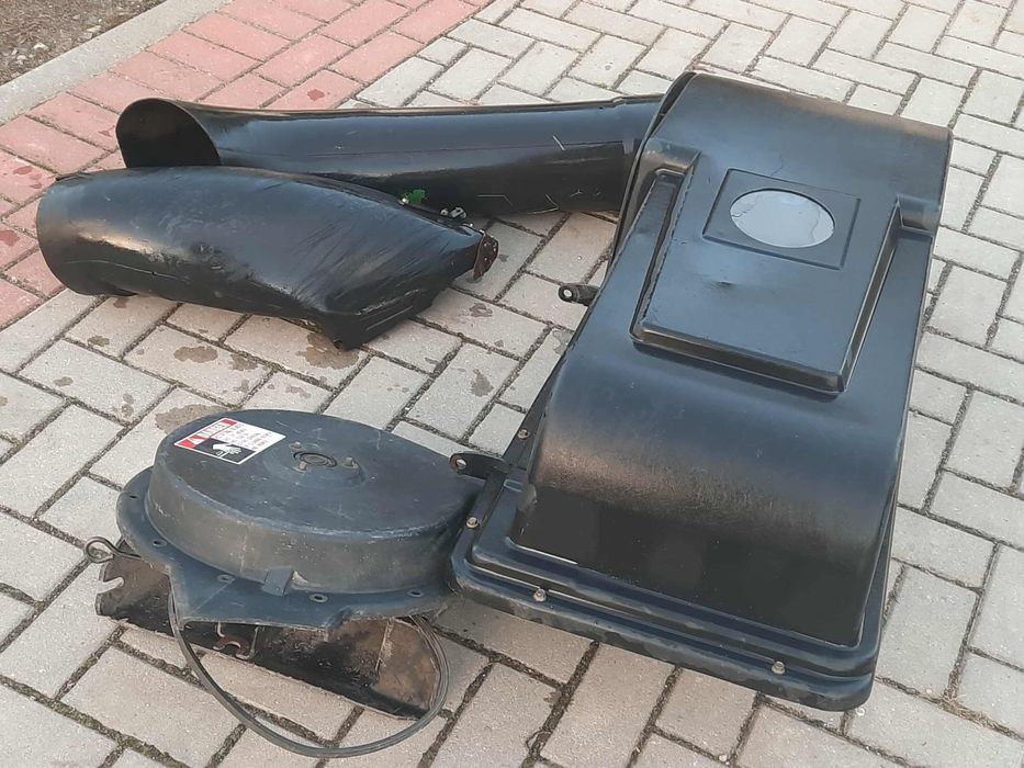 Turbina, kosz.,rury kosiarka traktorek