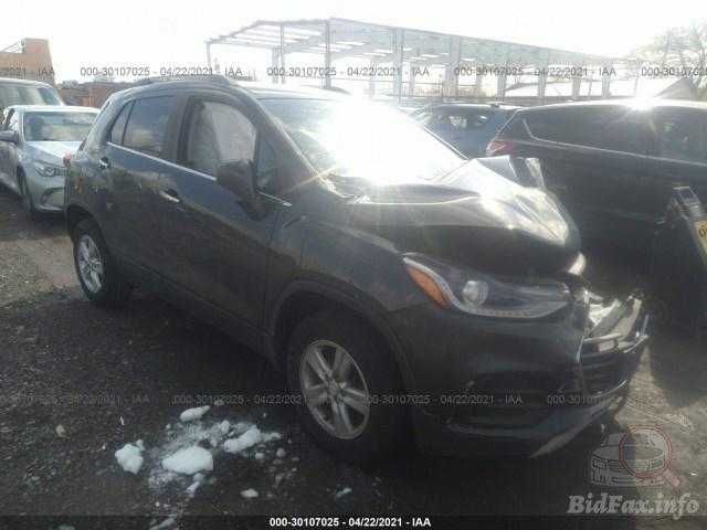 Розбірка Chevrolet Trax LT 2017 Gray ECOTEC 1.4L
