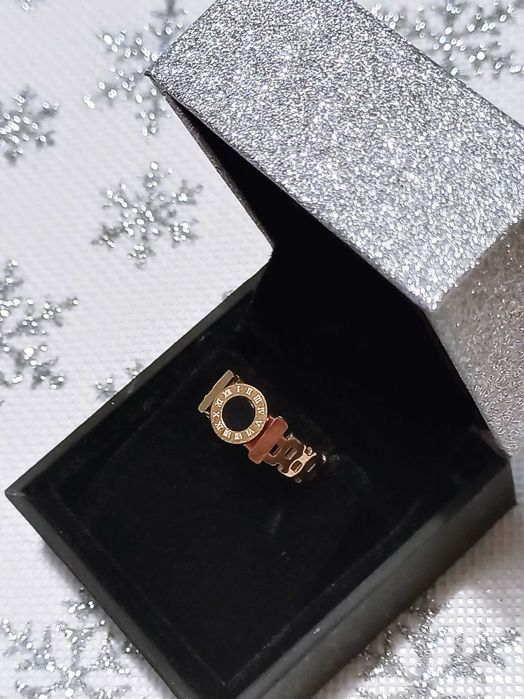 Pierścionek B v l g a r ii różowe złoto r.13 • NOWY • Piękny Prezent