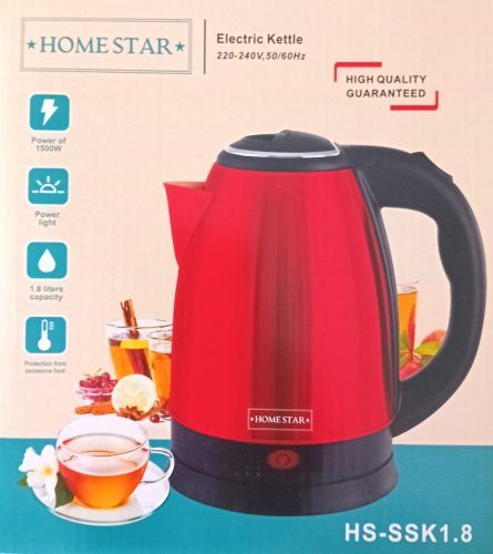 Czajnik Homestar  Czerwony 1,8L