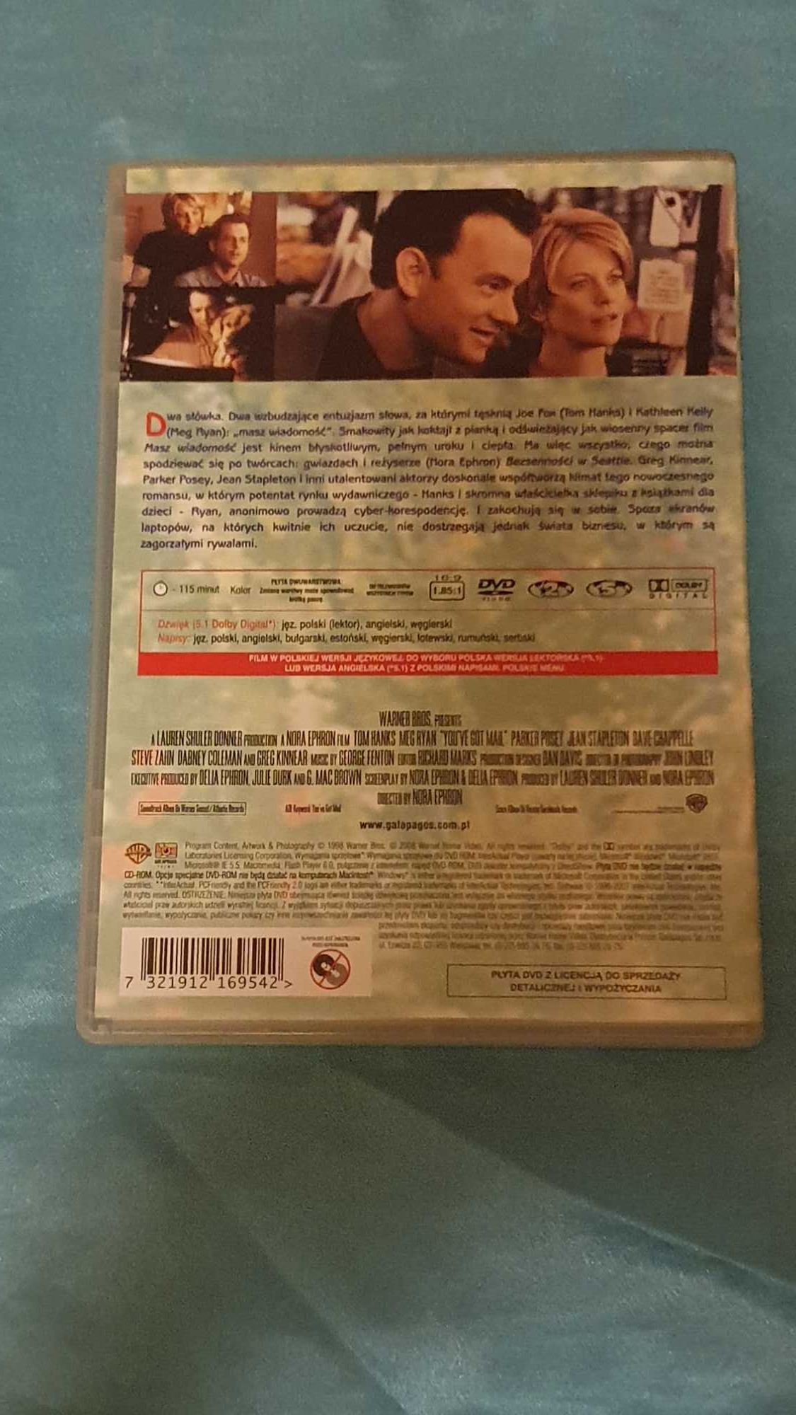 Masz Wiadomość  DVD  Tom Hanks , Meg Ryan