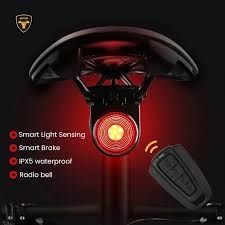 Led traseiro com alarme com comando remoto