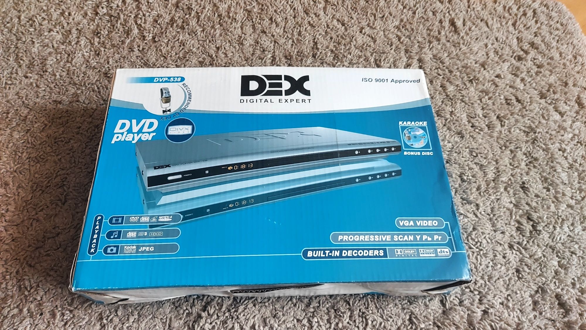 Dvd плеер караоке DEX DVP-538