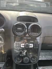 Opel Corsa D Radio Wyświetlacz CD30MP3 Panel Czarny Nawiewu