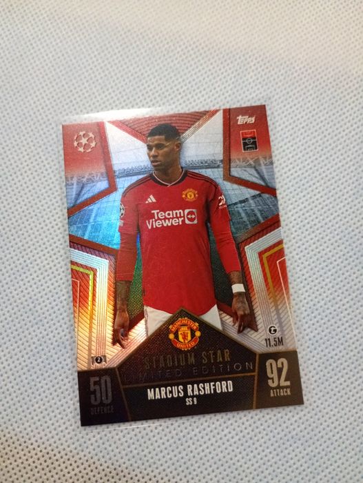 Carta Topps Limited Edition Marcus Rashford