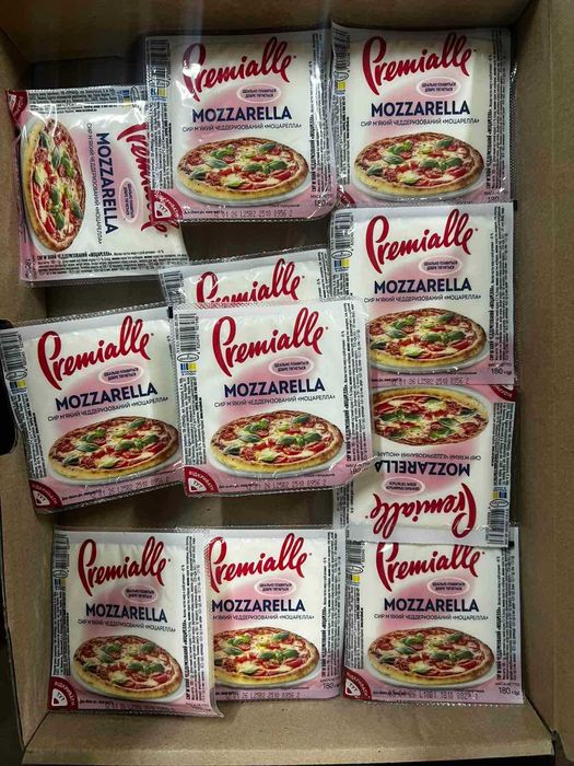 Сир Моцарелла Premialle брикет 180г — 72грн