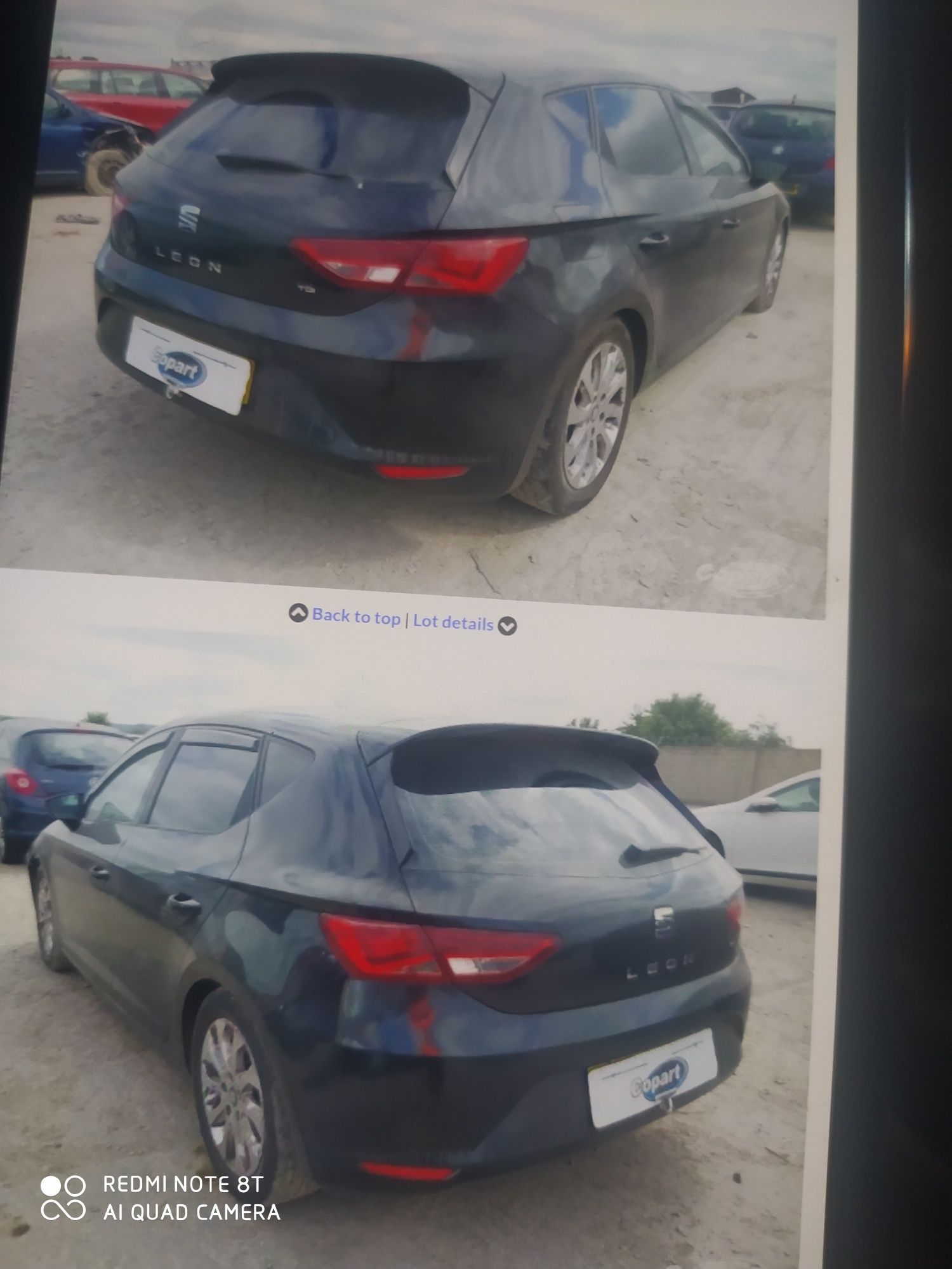 Seta Leon III hb 1.6tdi części czarny LZ9Y drzwi zderzak blotnik
