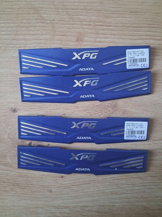 4 radiatory Adata XPG ddr 3