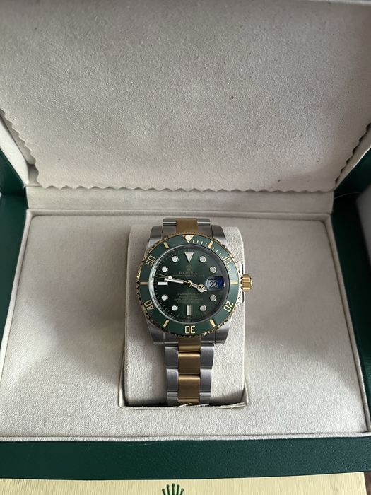 Relogio Rolex Submariner Gold Green
