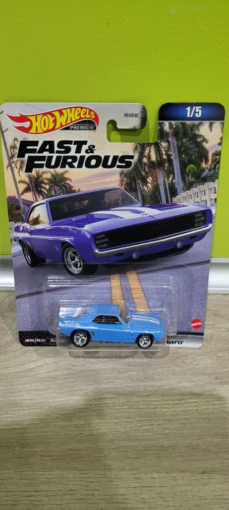 Hot Wheels Fast&Furious 1969 Chevy Camaro Szybcy i wściekli