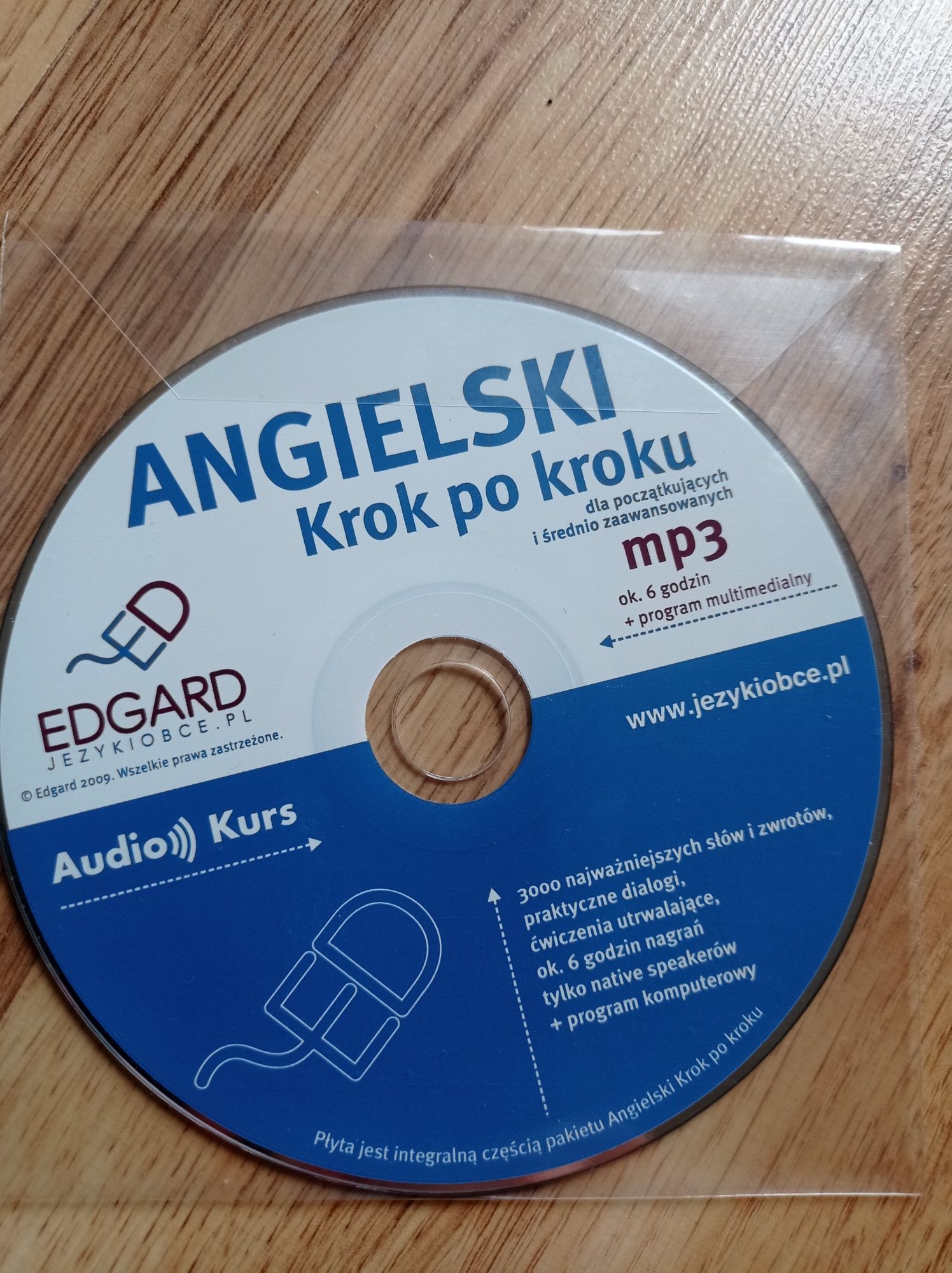 Kurs angielskiego podstawowy A1-A2 na płycie CD