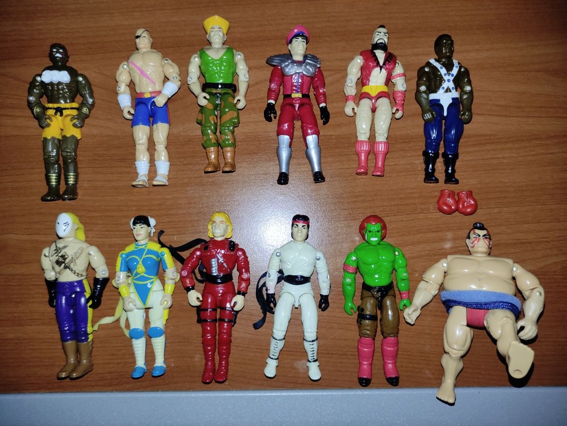 GI JOE Street Fighter - 12 figuras (coleção completa)