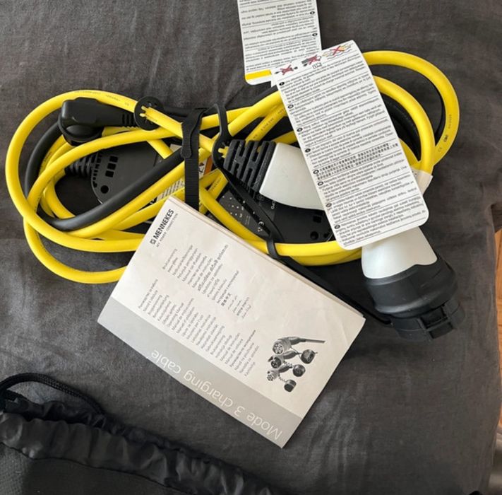 NOVO cabo Mennekes carregamento tipo 2 hibridos e eletricos