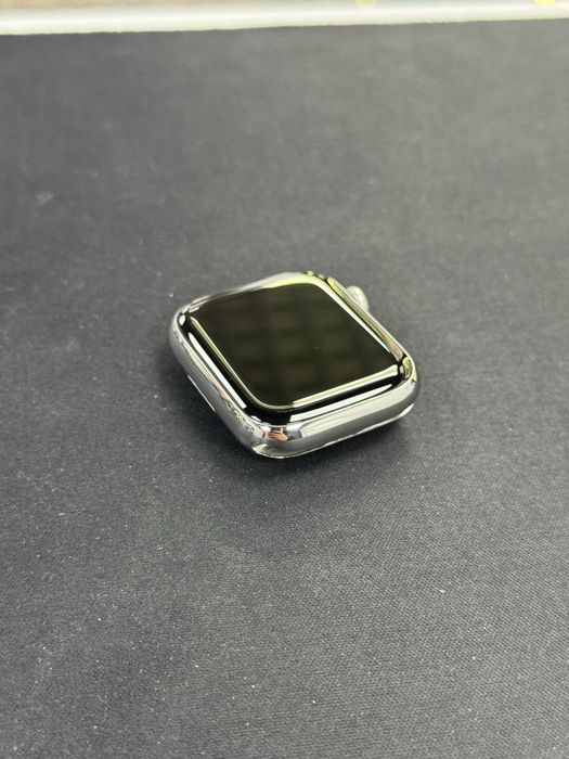 Apple watch 7 45mm silver stainless steel icloud