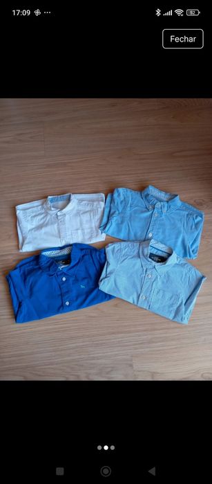 Conjunto camisas tamanho 2/3 Anos