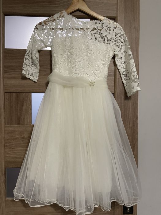 Плаття святкове, кремове