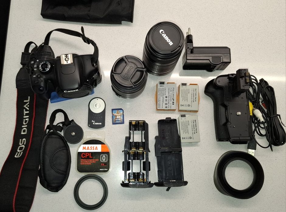 Canon eos 550d câmara fotográfica reflex kit iniciante