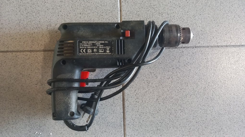Berbequim Elétrico 500W PID13-500H – Funciona Perfeitamente!