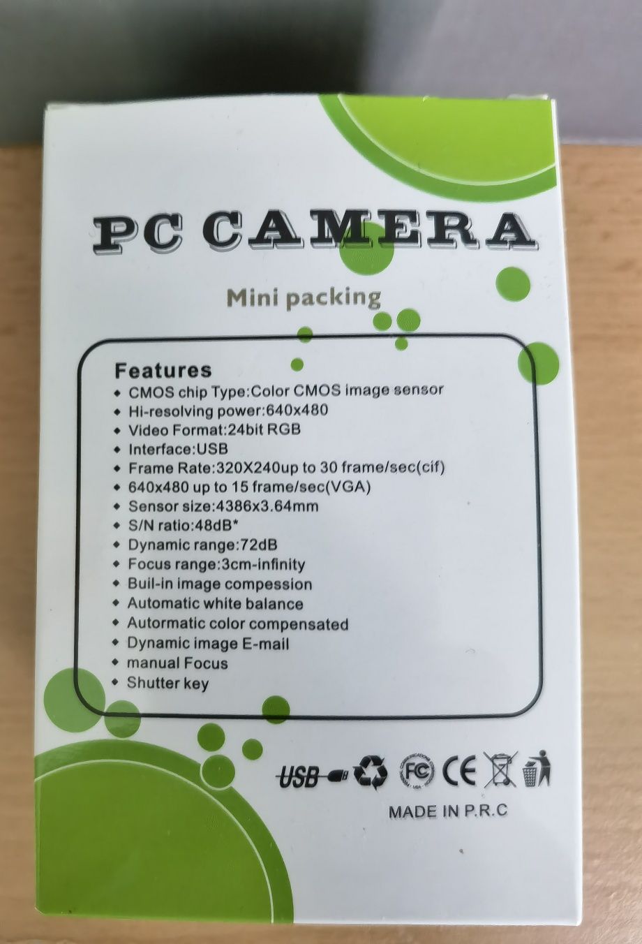 PC kamera na USB